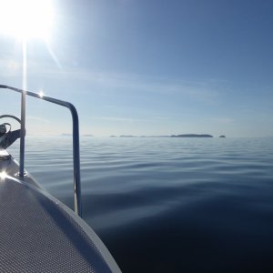 After passing up vacant buoys at Cypress, and then Clark islands, I continued North