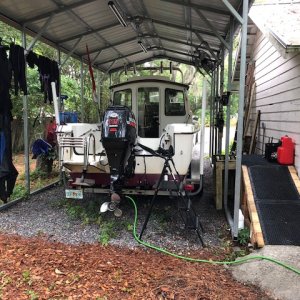 Media 'Easy loading dock with ramp and steps.' in album 'New to me truck and boat'