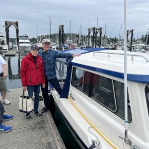 Media 'USCG Safety Inspection at Songbird with Brock.' in album 'C-Traveler at Cypress Island before the gathering'