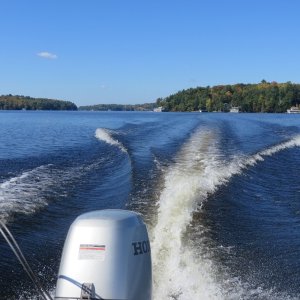 Media 'Homeward bound - a lovely autumn day cruise' in album 'In storage at Georgian Bay, so sad...'