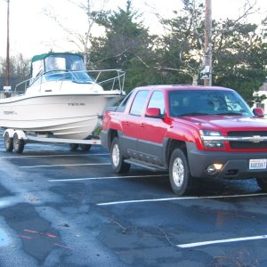 This is how this thing all got started.  A trip to the Portland Sportsman's Show. Dee said "a boat would be fun".  I said "I've always wanted a boat"!  The rest is history.  We had it a little less than a year.  We made the trade at the '05 Seattle Boat show and are now enjoying our C D 25 foot cruiser.