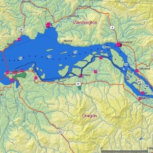 Clifton and Prairie Channel route