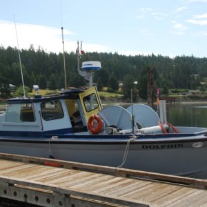 Gillnet boat turned pleasure craft, Lopez Island