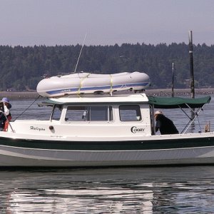 El on Halcyon Sundeck at Nisqually Delta 7-14-07
