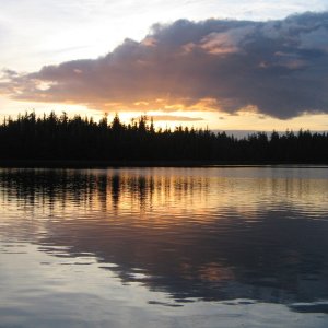 Dunbar Inlet sunset.