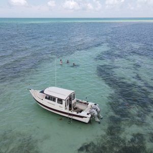 Rodriguez key sandbar