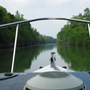Through the Erie Escarpment  Cut