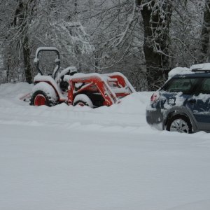 Media 'Requiring a little more than a shovel....' in album 'First Picture of "My Heaven" sitting at Sportcraft'