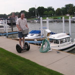(Larry K) Larry K on Segway