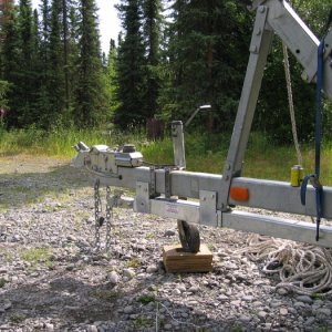 Extend-A-Hitch installation retracted.