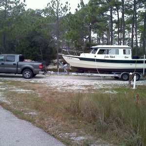 En route to the Florida Keys, St. George State Park, Florida, January 2012