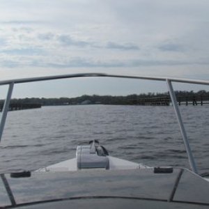 Coming out of the southern end of lake George coming back into the St. John's