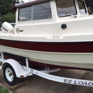 Media 'Photo of the starboard side of the c-dory 19 Angler' in album 'Cruising on the Tennessee River'