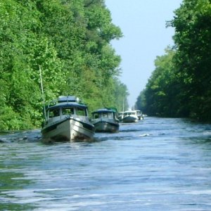 steaming south from the dismal swamp welcome center