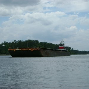 Tug Lorette that we had to lock with