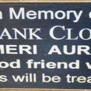 Hank Clow memorial