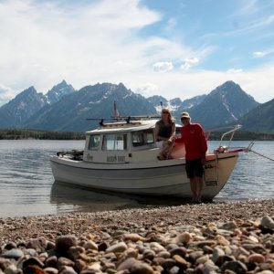 Jackson Lake, Grand Teton National Park

Out at Capt. Jim's favorite place, Elk Island.