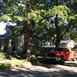 Arrived at friends house in Coeur d\'Alene. Nice place as all the downtown hot spots were a walkable quarter to half mile or so from their house