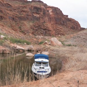Our typical anchorage was someplace nobody else could get in to.