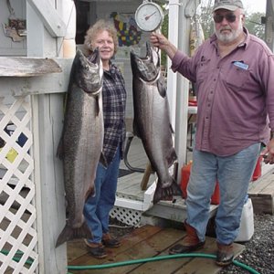 The skipper & 1st mate of the High Tide