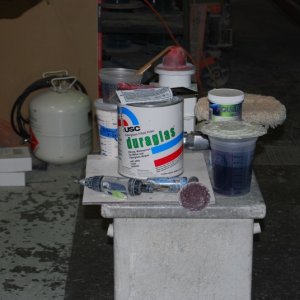 Duraglas - \"bondo for boats\"