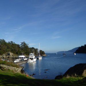 Enjoying clear blue skies in late September, while they last!