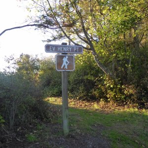 Short hike out to Ev Henry point