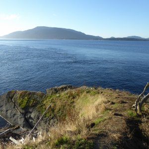 View at Ev Henry Point looking towards Orcas Island