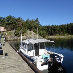 Original dock in Fossil Bay. Many memories here!