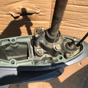 Water Pump assembly after debris cleaned away