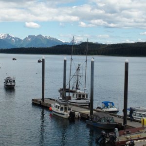 Another C-dory 22 at the Gustavus Dock