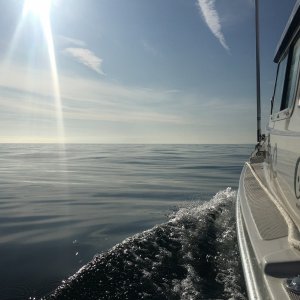 Beautiful cruise on the outside of Gabriola and Valdes Islands heading south down Georgia strait.