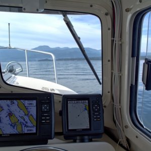 Slow cruising the rest of the way to Ladysmith on a beautiful day