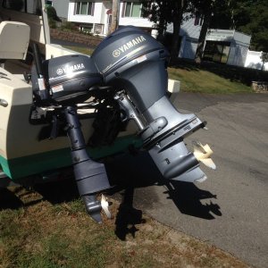 2006 Yamaha 40hp main
2014 Yamaha 4hp kicker