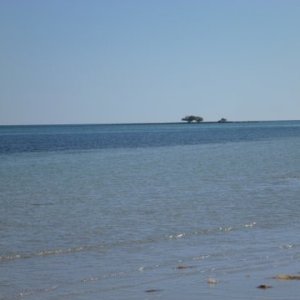 beach at Bahia Honda state park