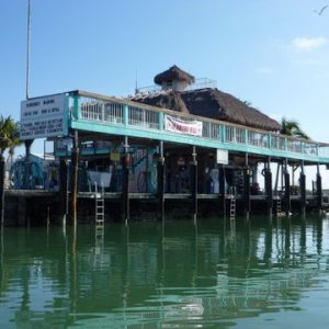 The bar rest up top rocks out at night up top over the fuel dock,Great hamburgers reportly has the  best french fries in the keys. (Freedom Fries)Very nice people free ice with your stay or fuel fill up.Big sign proclaiming No Ethanol in our gas