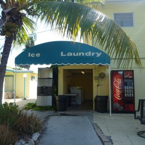The laundry at Blackfin Marina