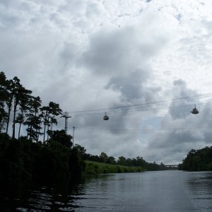 Golfers crossing ICW near Myrtle Beach, VA