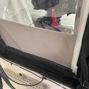 ENCLOSURE - Bug screen edges without zippers Three panels