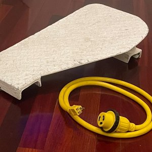 CD-25 SALVAGE SALE - EXTERIOR: Custom generator mount for C-D 25