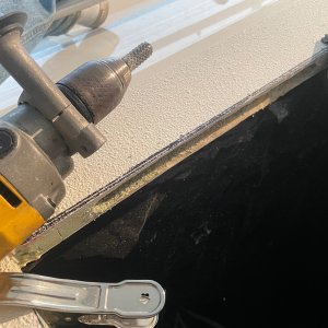 Remove extremely hard foam and replace with extremely hard wood