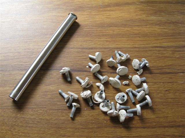 017 17
Here's the tool I fabricated and some of the plugs I removed