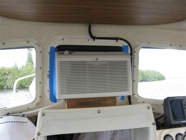 (019 19) 2" 3M masking tape seals the rest of opening