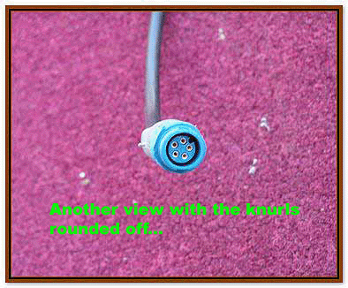 11 - End of Cable from GPS Antenna - Shaved