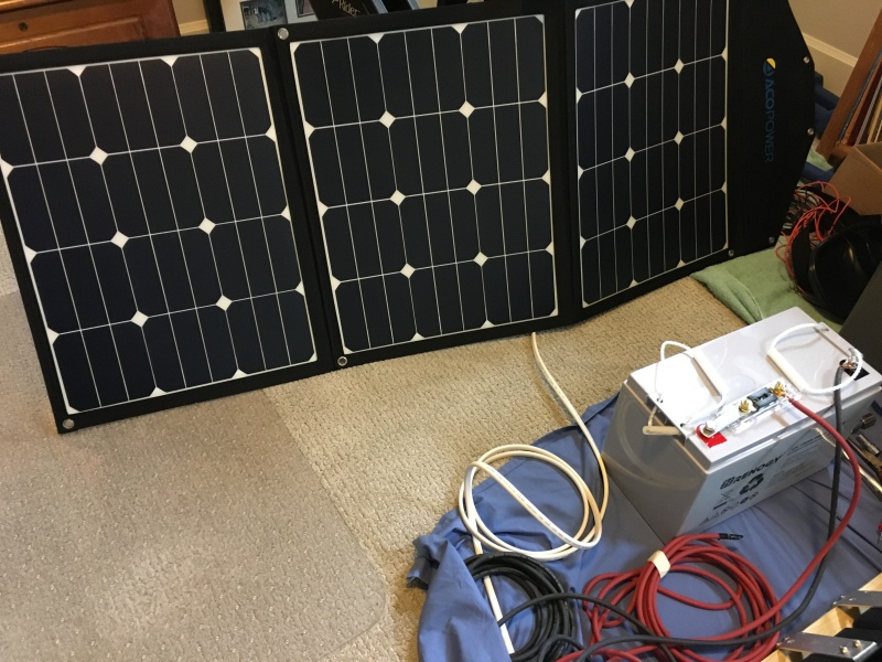 120W solar panels