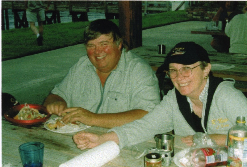 16 Aug 2005 Blakely: Roger (Sensei) and Ruth (R-Matey). Photo courtesy of Robbi (C-run).