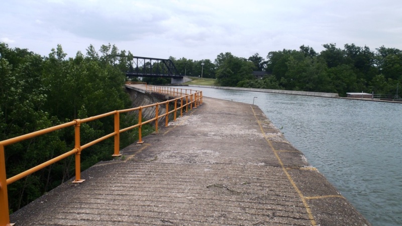 16.) Medina's cement canal structures are deteriorating