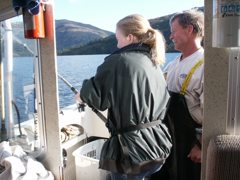 1st Daughter with a fish on