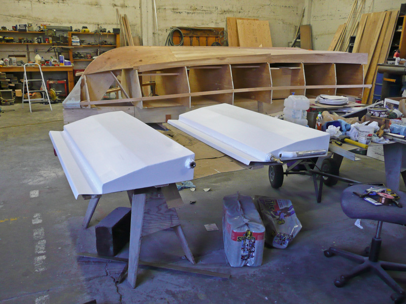 2-22 gallon fuel tanks
built, pressure tested, painted and ready to be installed