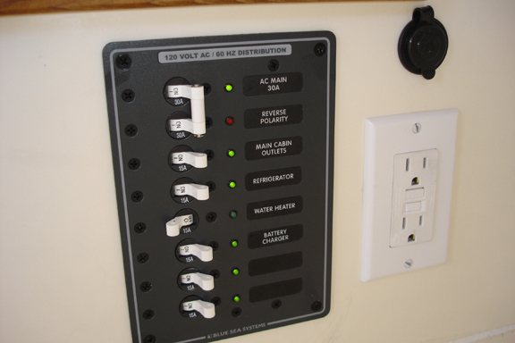2 additional breakers added to panel
Now each outlet has its own breaker